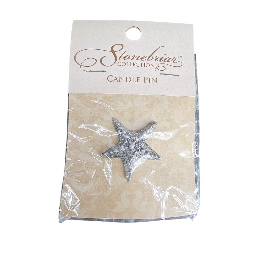 Stonebriar Collection Starfish Candle Pin for Pillar Candles Only‎